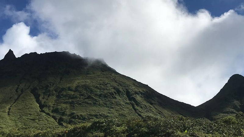 Vue des montagnes en Guadeloupe