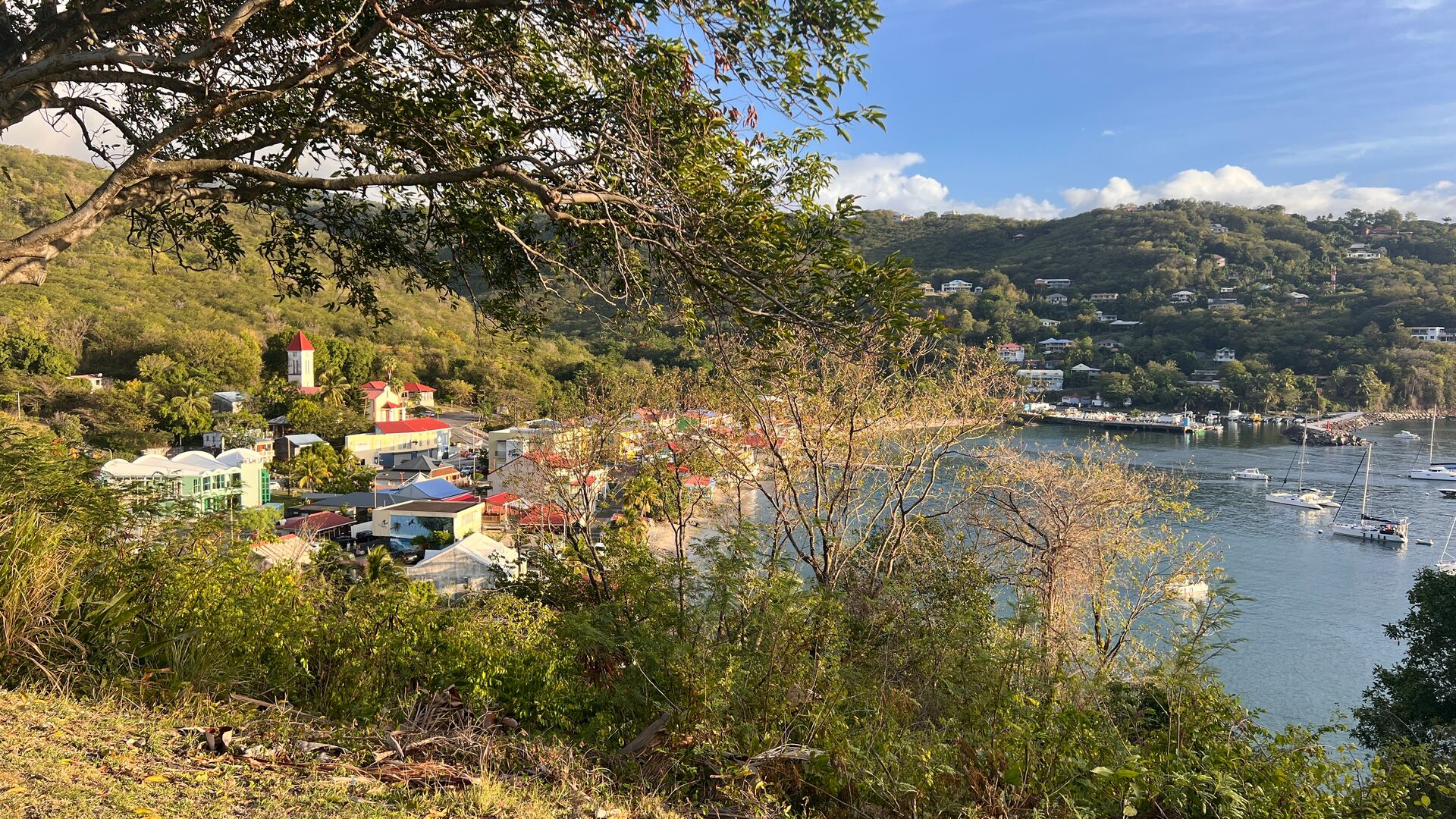 Photo de la baie de Deshaies