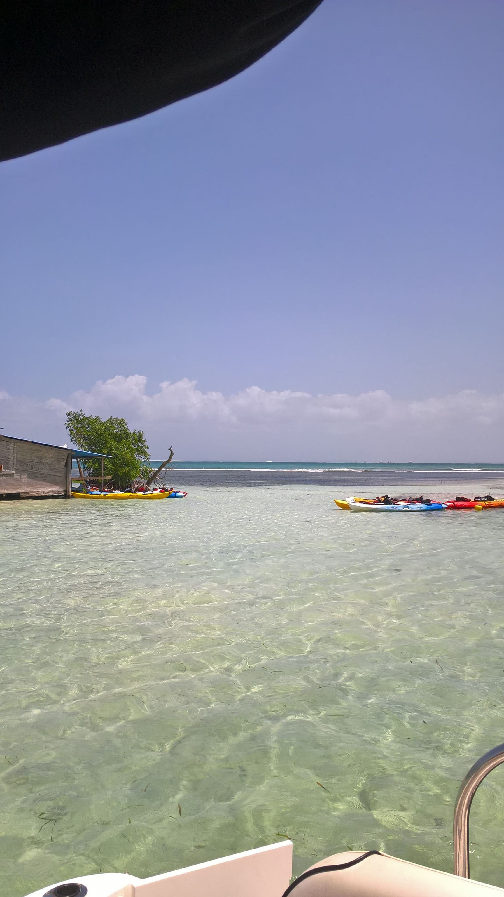 kayaking en mer de Guadeloupe