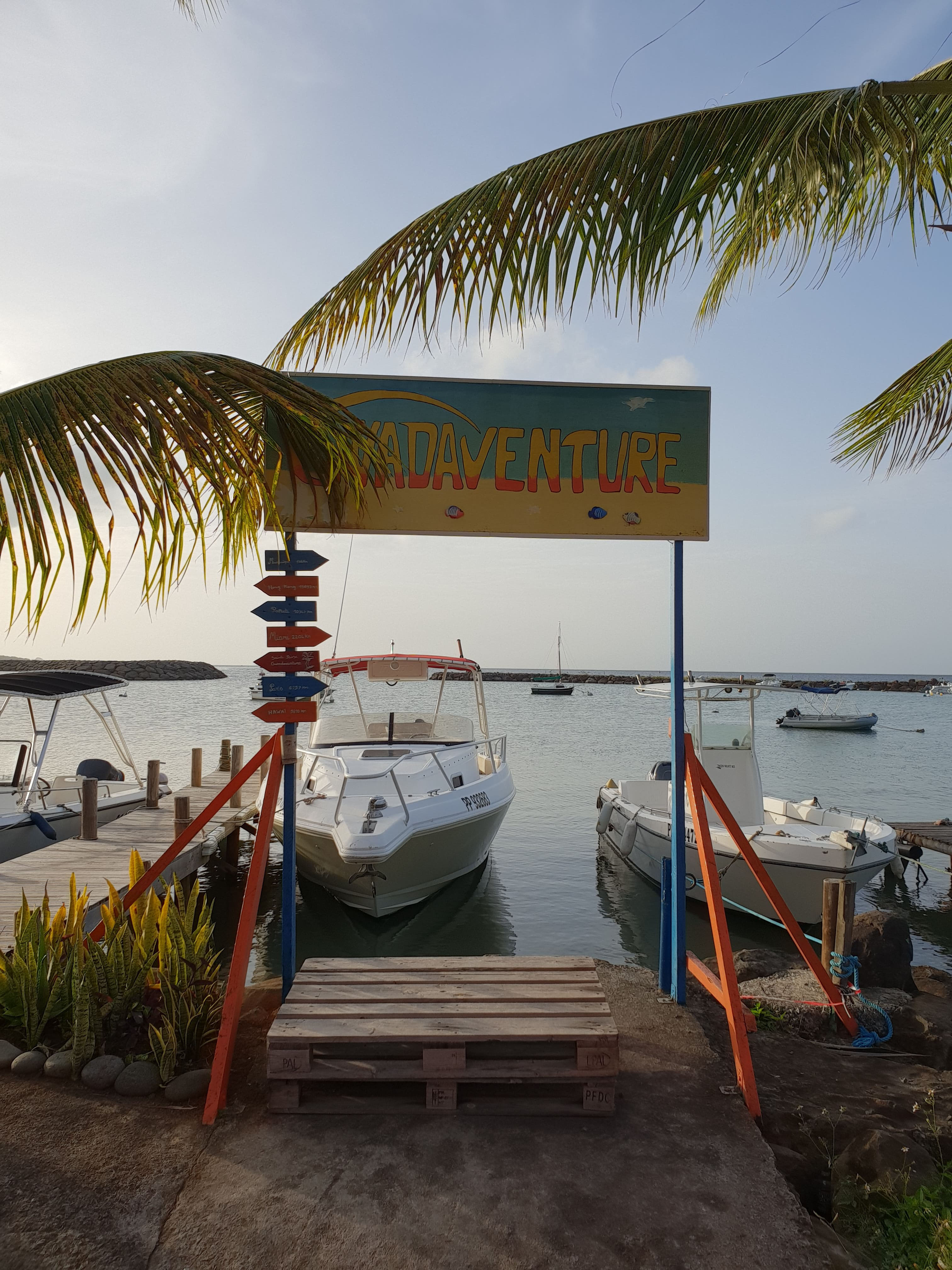 Accès à des activités en bateau en Guadeloupe